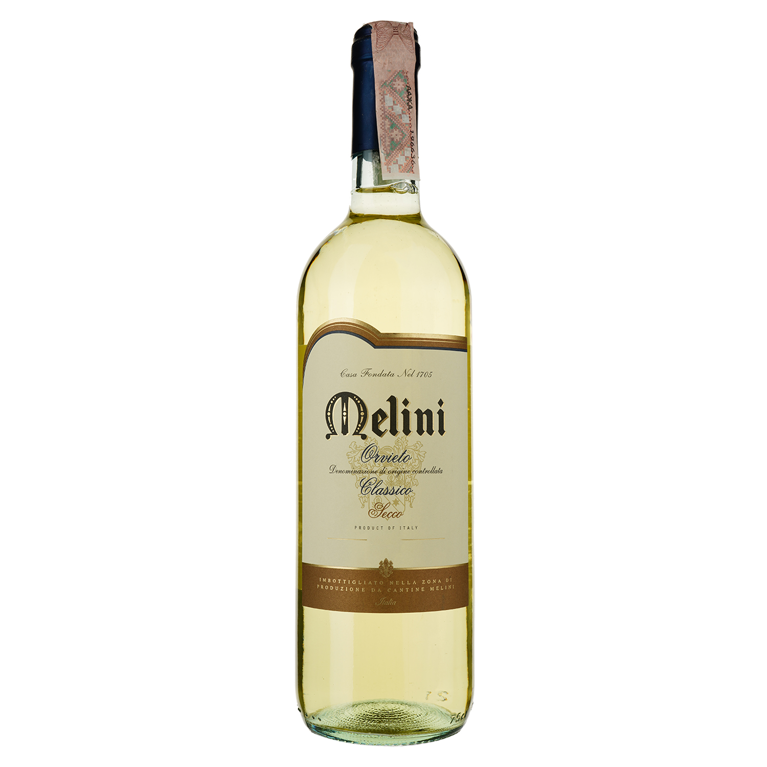 Вино Melini Orvieto Classico Secco, белое, сухое, 12,5%, 0,75 л - фото 1