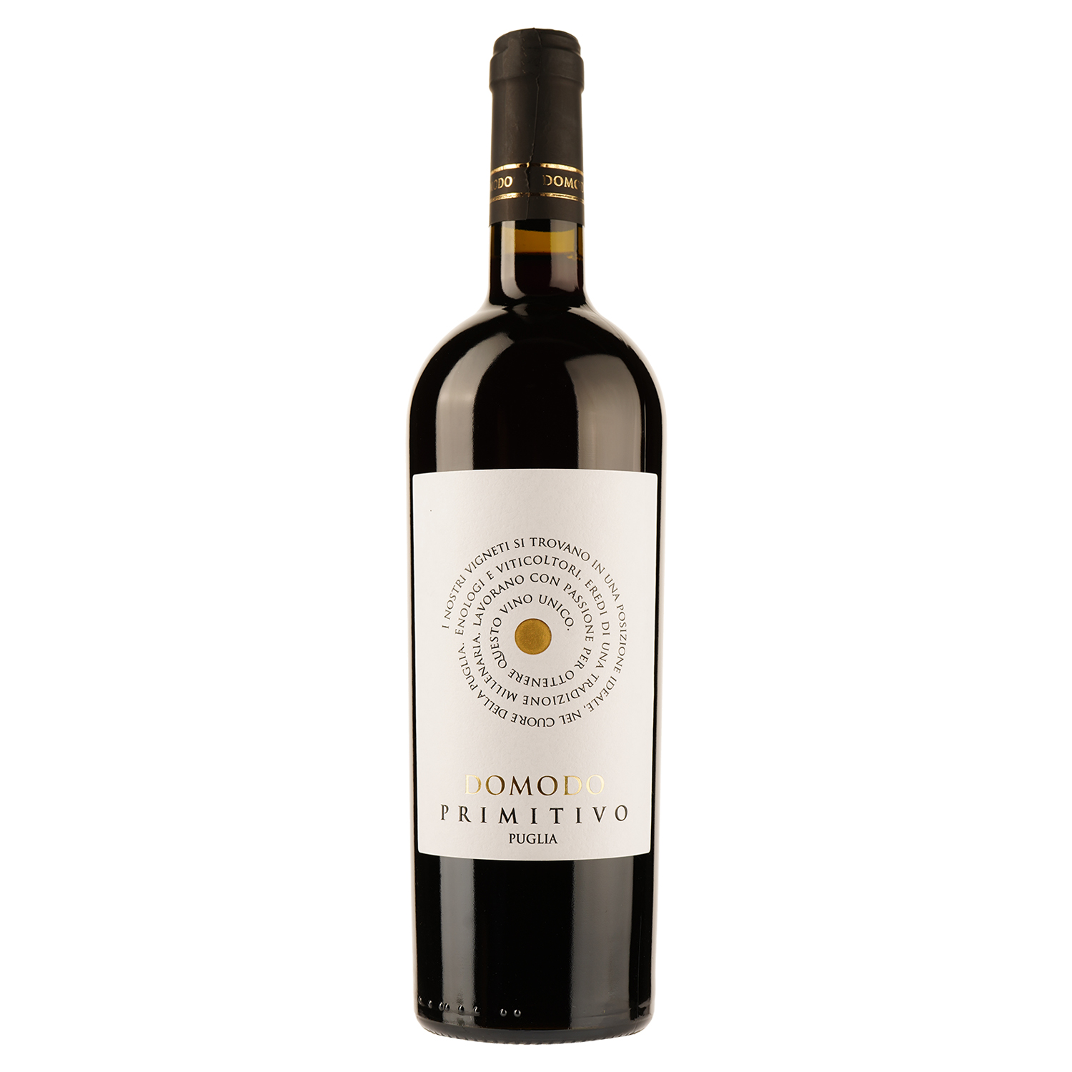 Вино Domodo Primitivo Puglia IGP Puglia, красное, сухое, 0,75 л - фото 1