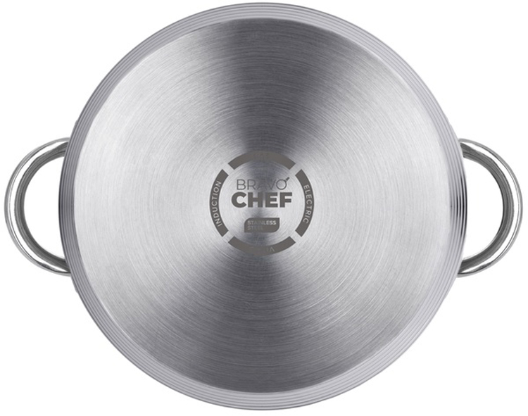 Каструля Bravo Chef, з кришкою, 22 см, 4,35 л (BC-2001-22) - фото 4