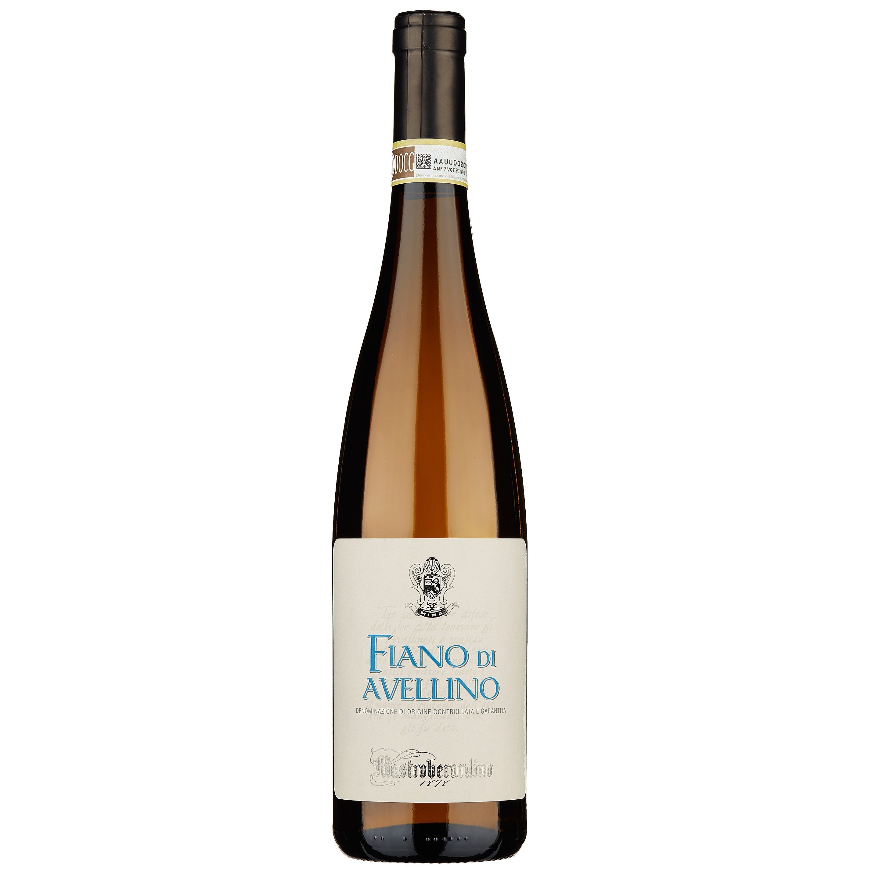 Вино Mastroberardino Fiano di Avellino, белое, сухое, 12,5%, 0,75 л (8000017090520) - фото 1