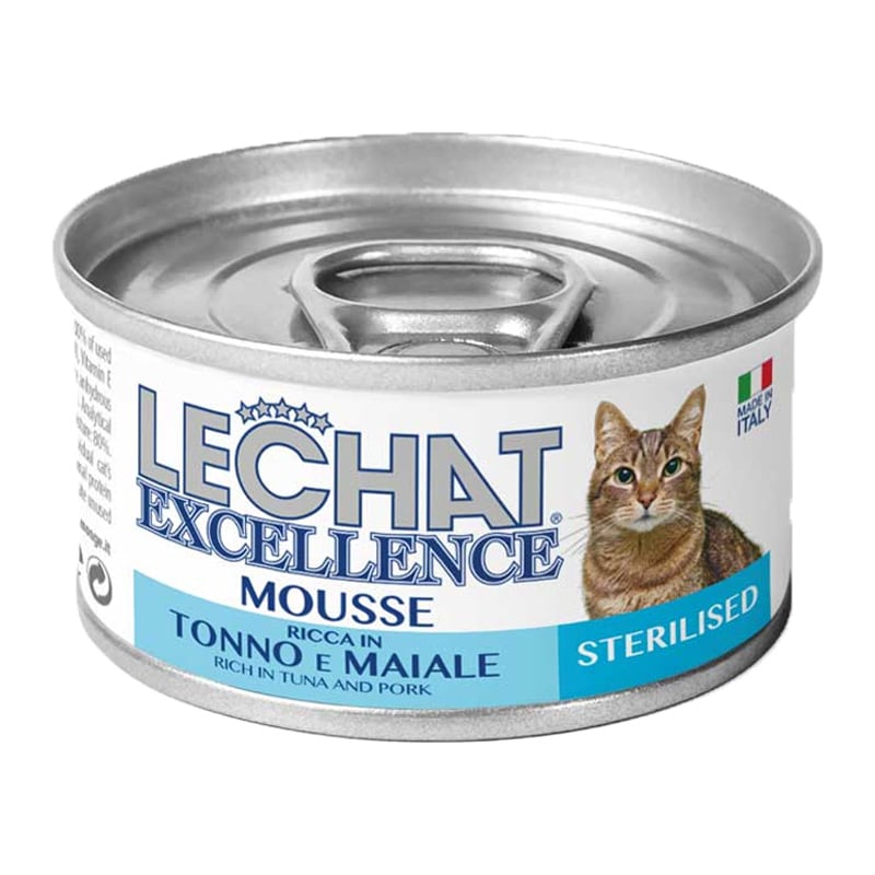 Вологий корм для кішок Monge LCE Cat Sterilised, тунець зі свининою, 85 г (70060974) - фото 1
