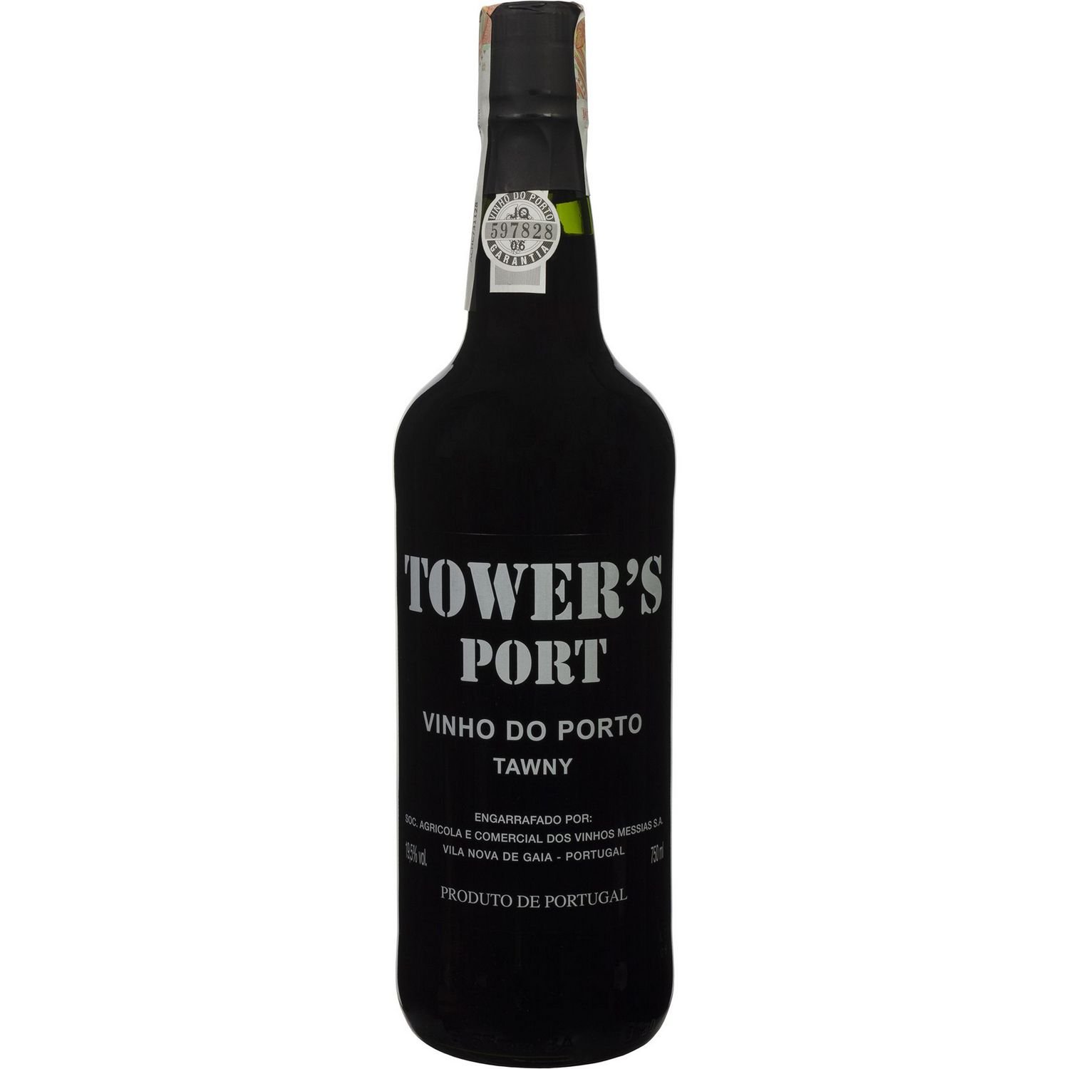Портвейн Tower's Port Vinho do Porto Tawny, красный, сладкий, 19,5%, 0,75 л - фото 1