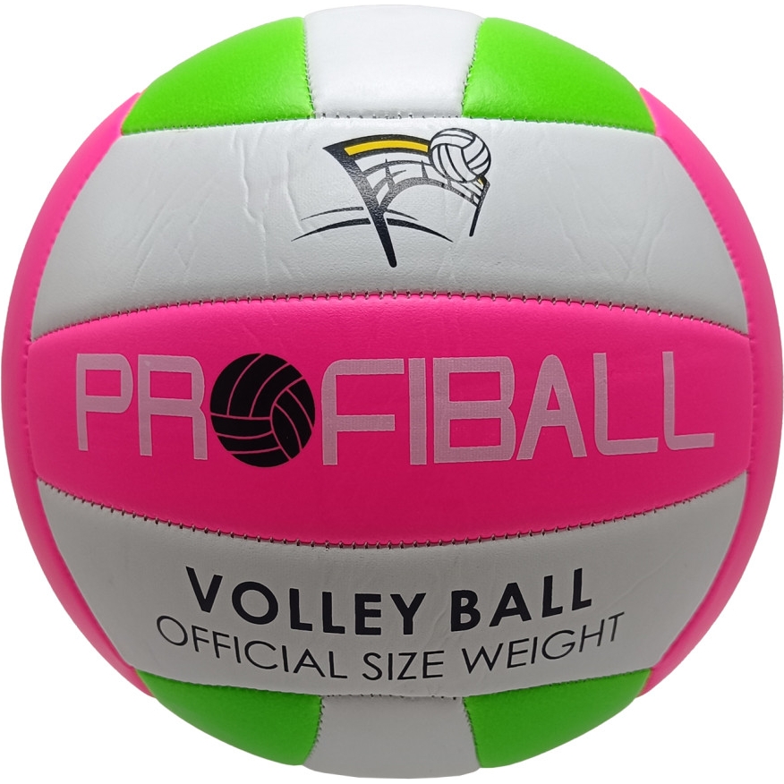 М'яч волейбольний Bambi 20.7 см різнобарвний (EV-3159(Pink-White)) - фото 1