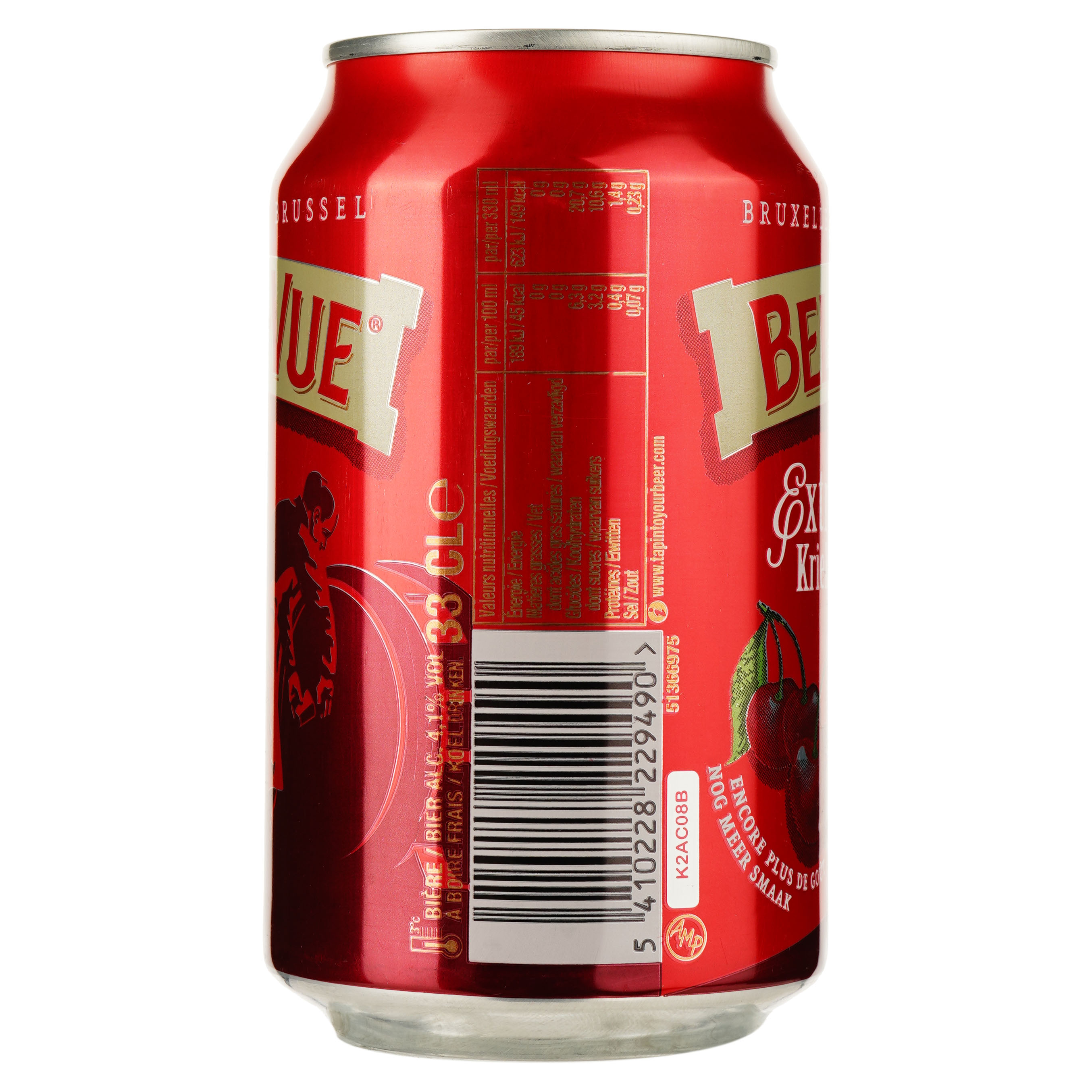 Пиво Belle-Vue Extra Kriek, напівтемне, 4,1%, з/б, 0,33 л (726327) - фото 2