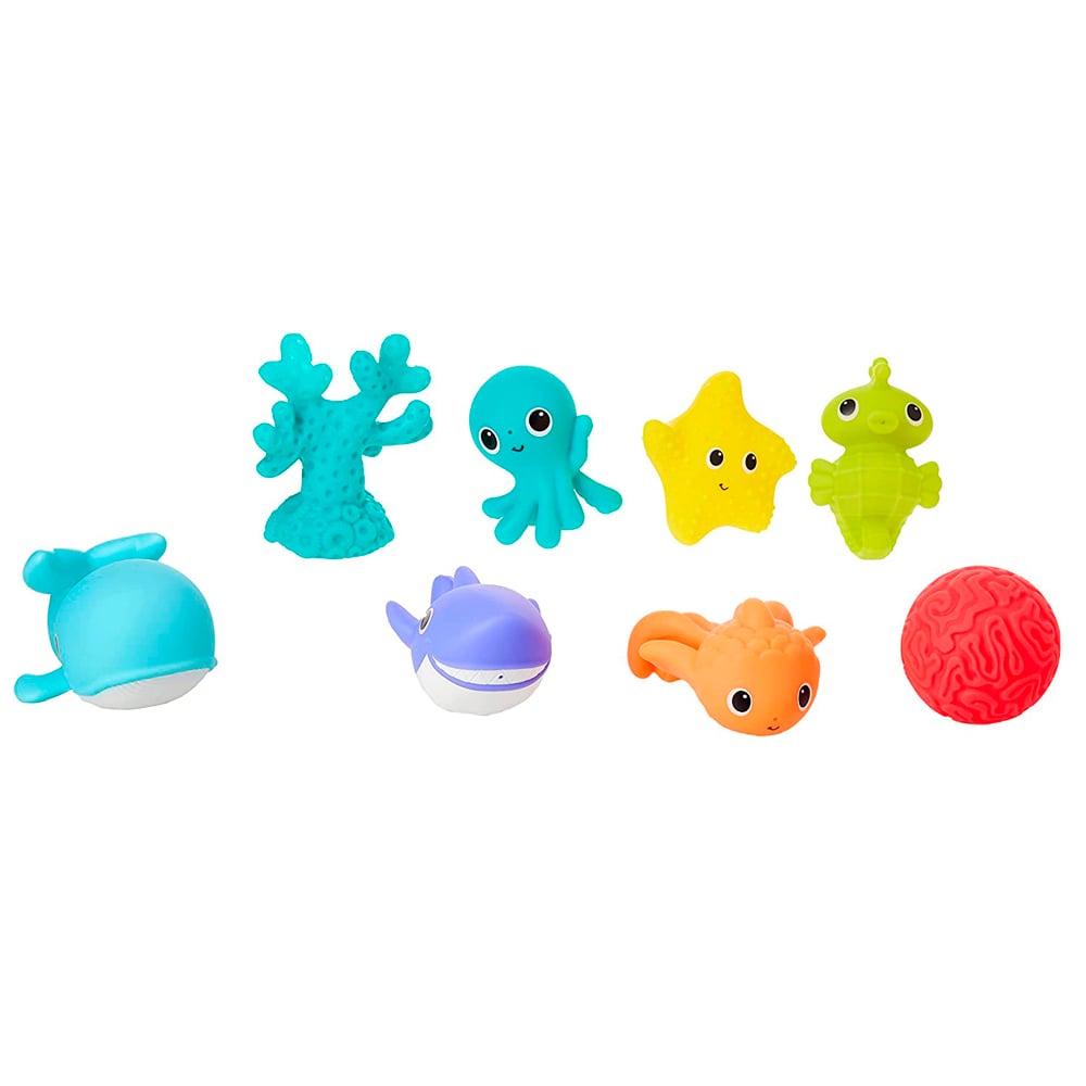 Сенсорний набір іграшок для ванни Infantino У світі морському, 8 шт (305031) - фото 2