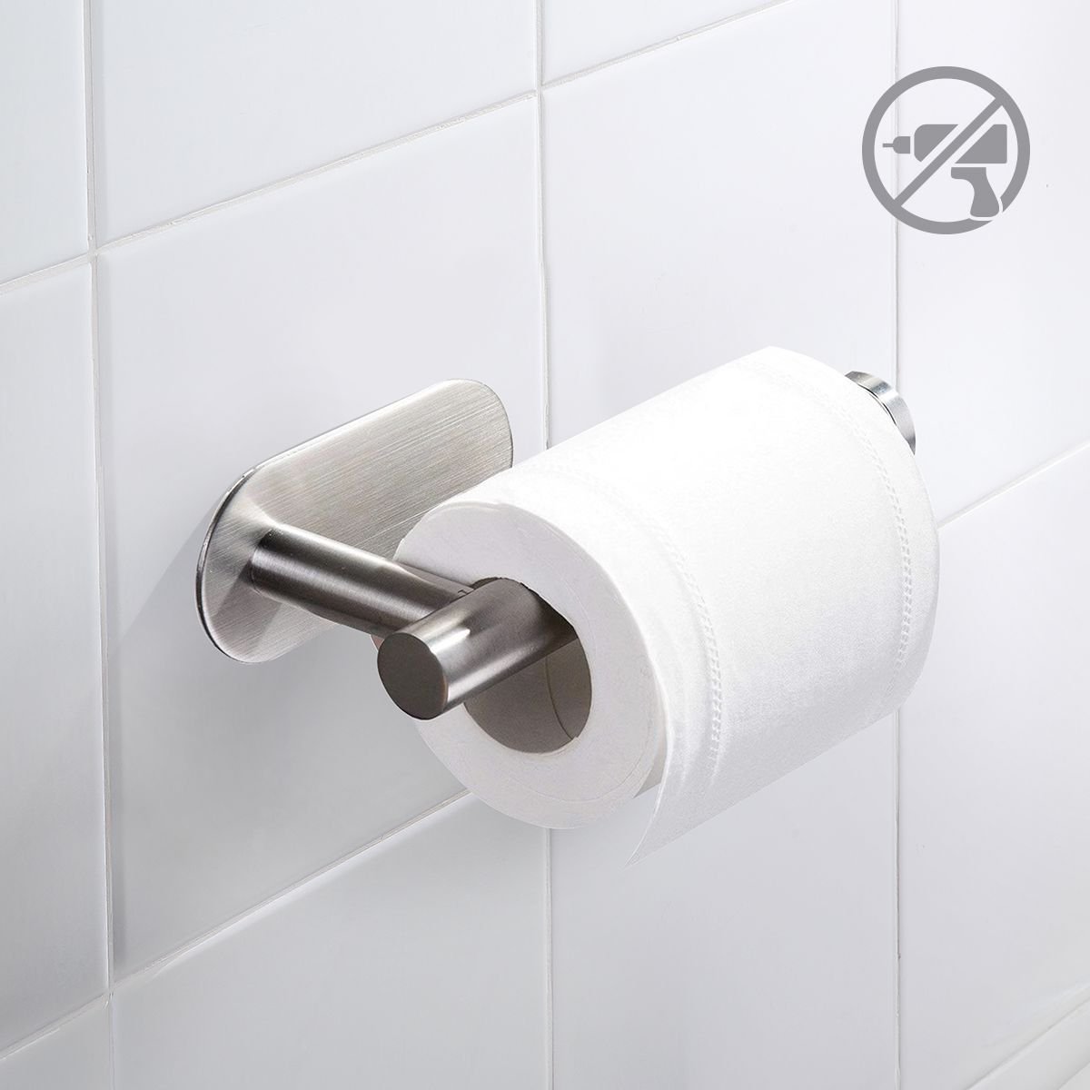 Тримач для туалетного паперу MVM BSS-1, клейкий, сріблястий (BSS-1 SS) - фото 8