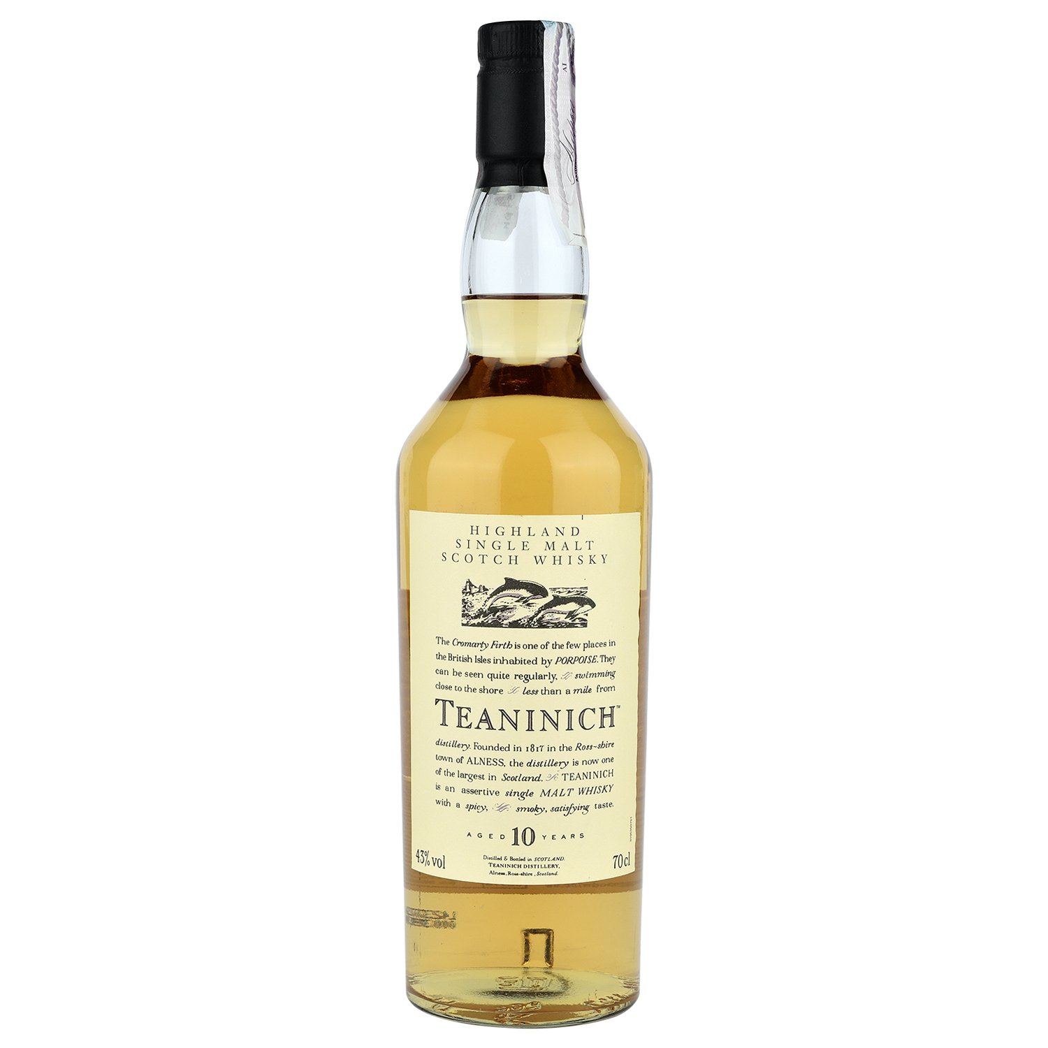 Виски Teaninich Flora&Fauna Single Malt Scotch Whisky 10 yo, 43%, 0,7 л - фото 1