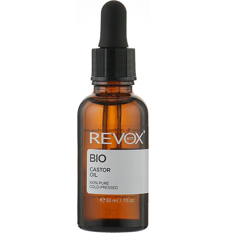 Олія касторова 100% Revox B77 Bio для обличчя, тіла та волосся 30 мл - фото 1