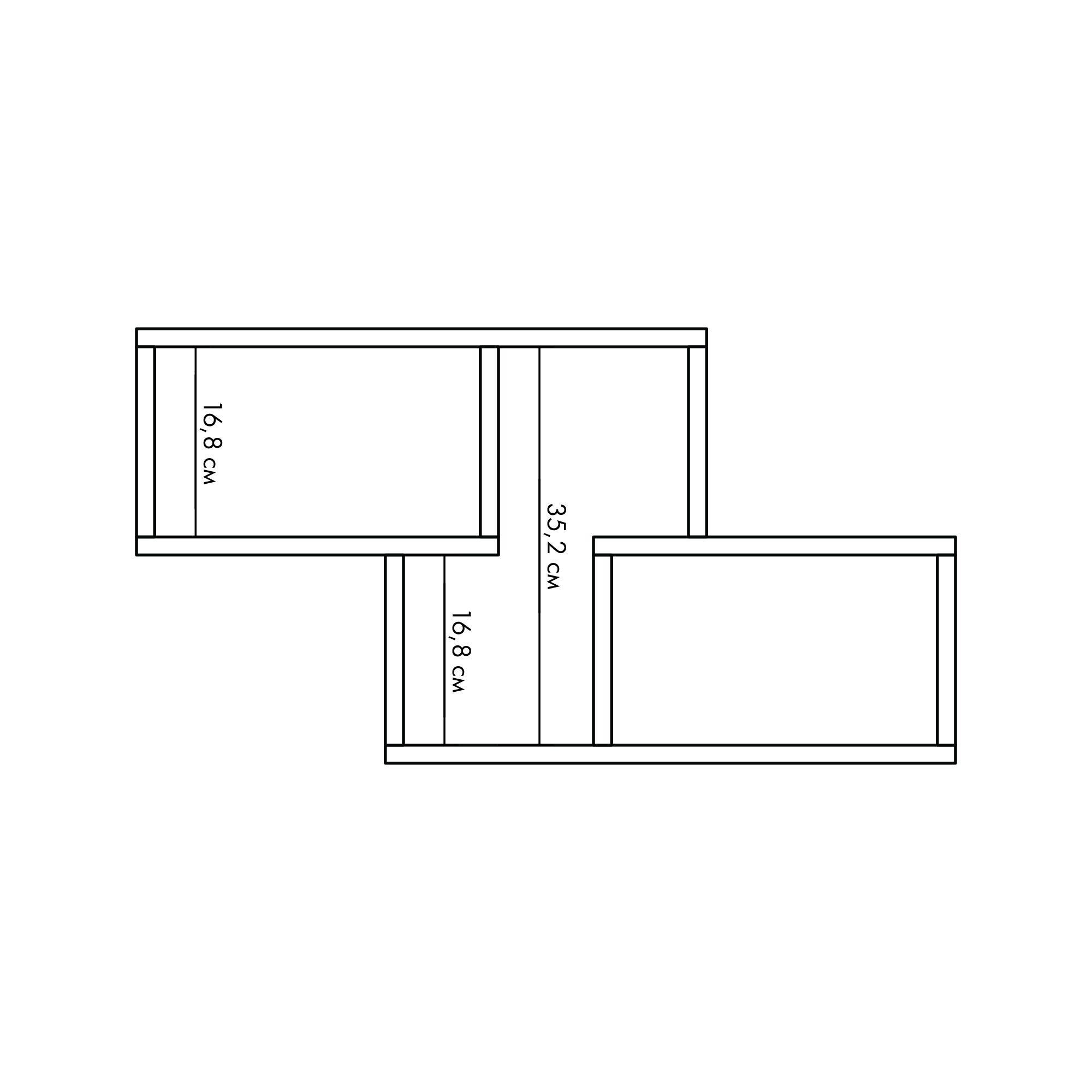 Полка Hopanchuk Furniture Юджин севилья (47C3) - фото 4