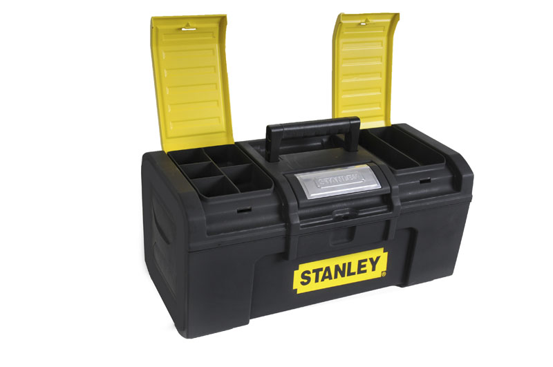 Ящик для инструментов Stanley Basic Toolbox 16" с органайзером на крышке (1-79-216) - фото 5