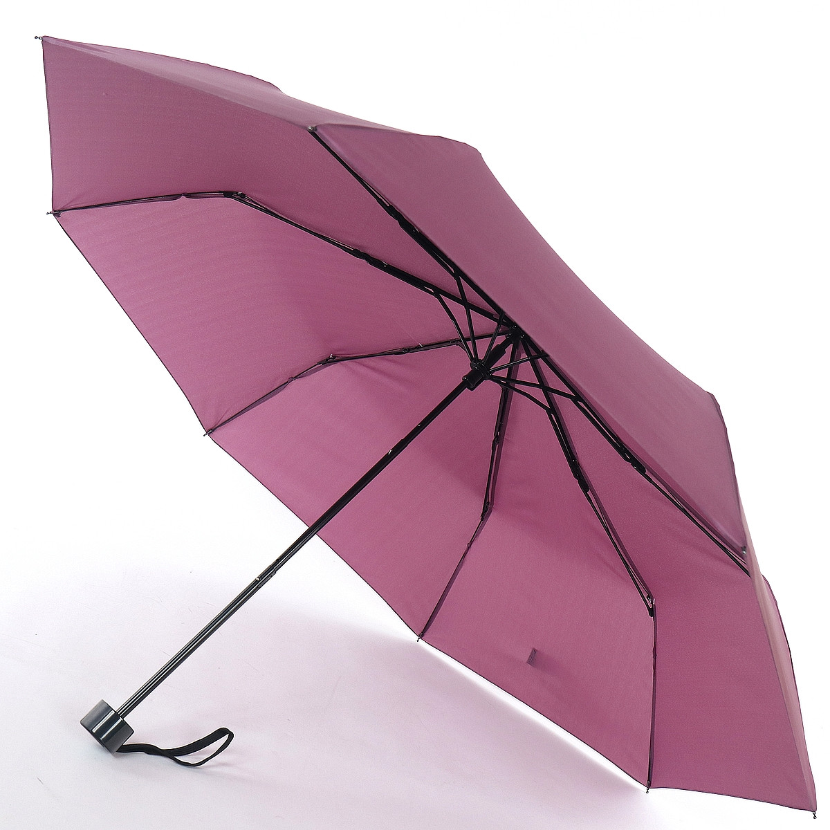 Жіноча складана парасолька механічна Art Rain 99 см рожева - фото 3