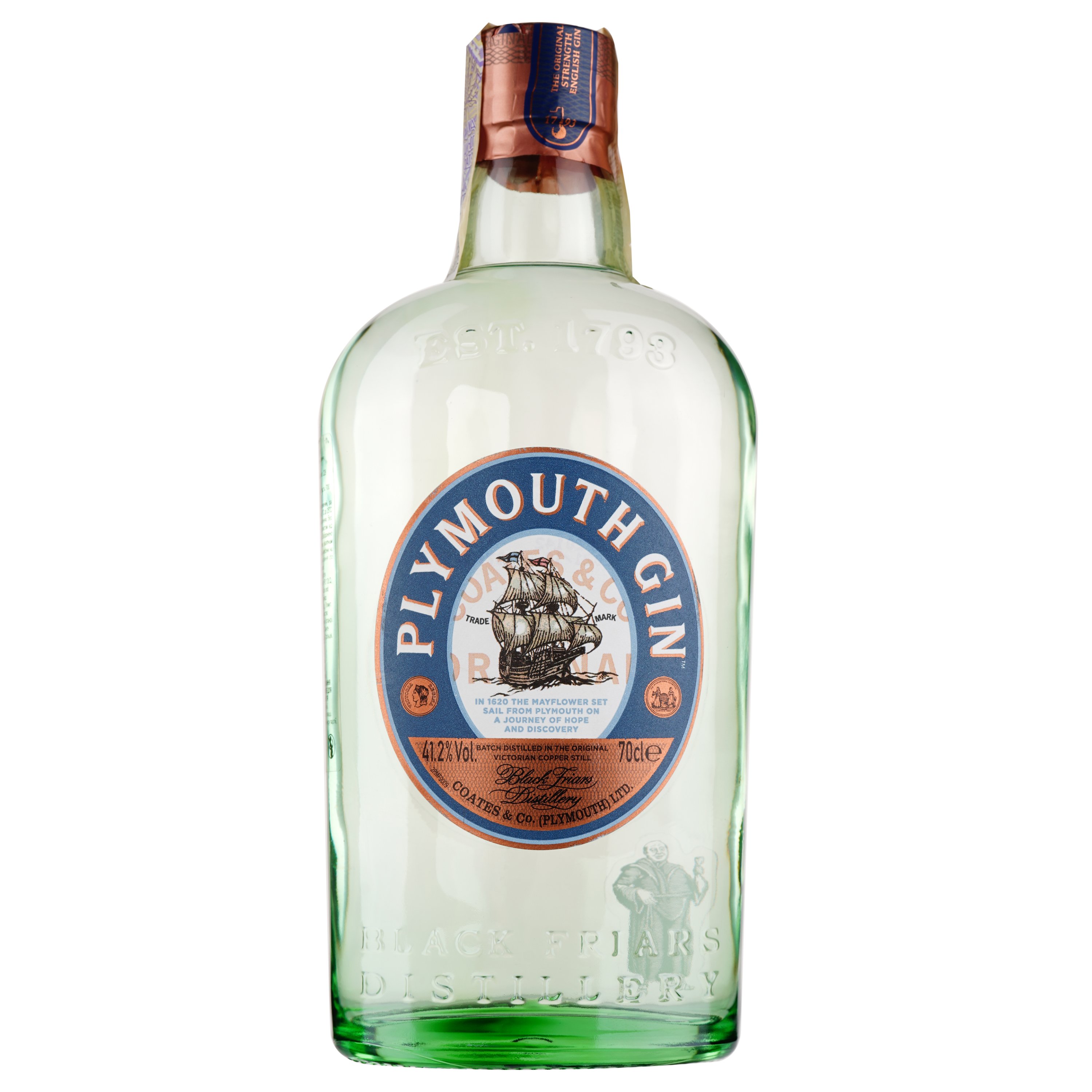 Джин Plymouth Gin, 41,2%, 0,7 л (775218) - фото 1