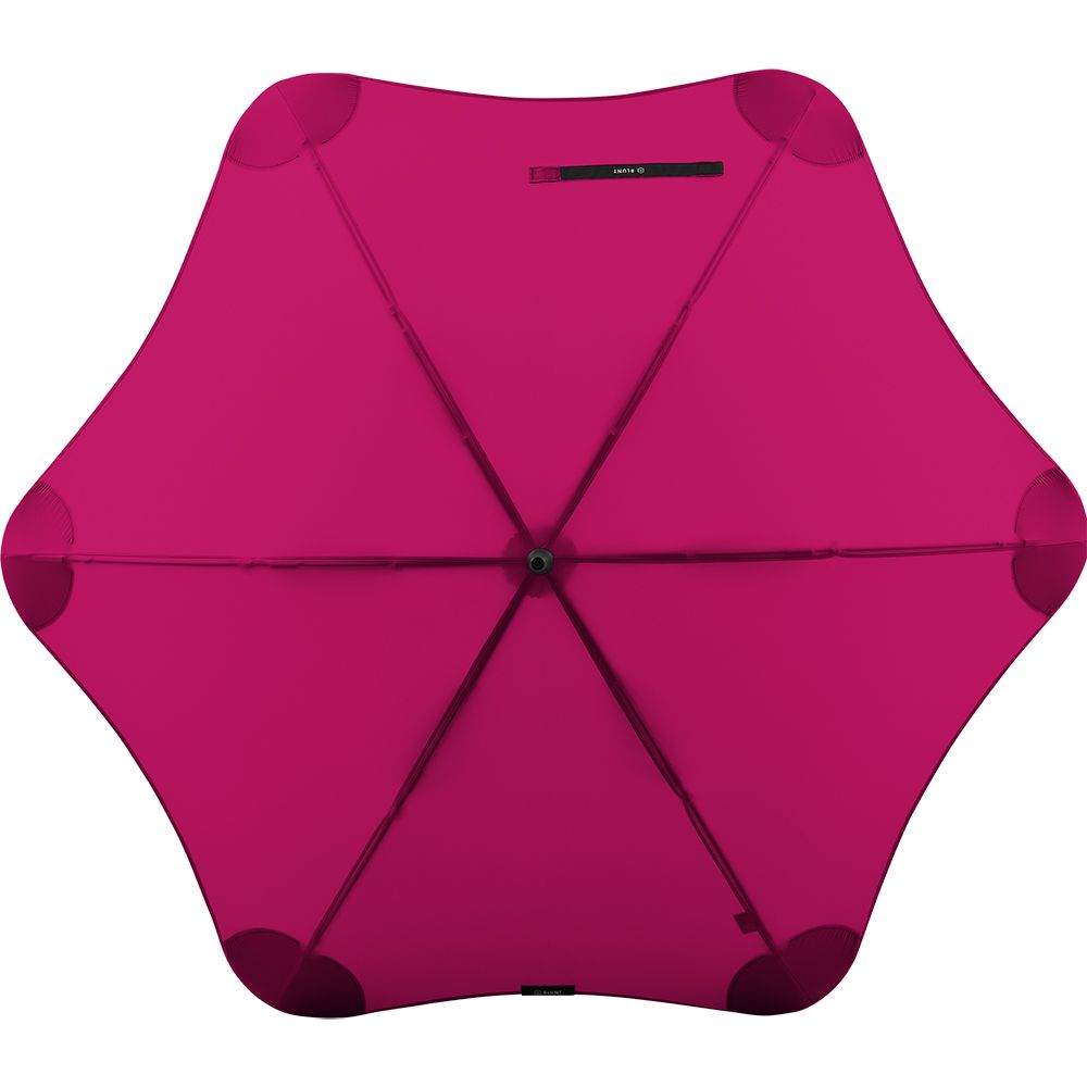 Женский складной зонтик полуавтомат Blunt 100 см розовый - фото 2