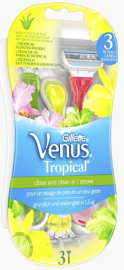 Бритвы одноразовые Gillette Venus Tropical, 3 шт. - фото 7