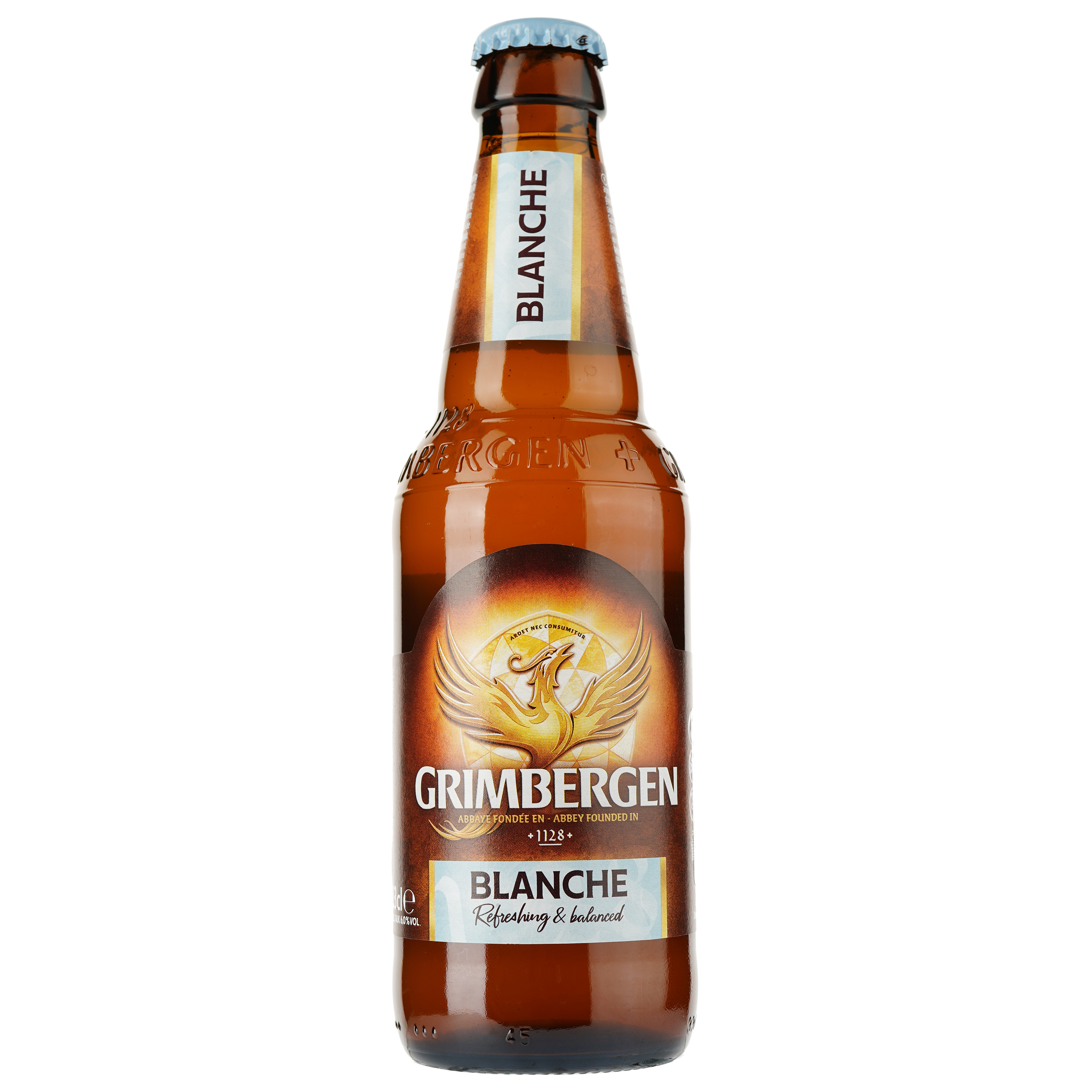Пиво Grimbergen Blanche, светлое, фильтрованное, 6%, 0,33 л (520060) - фото 1