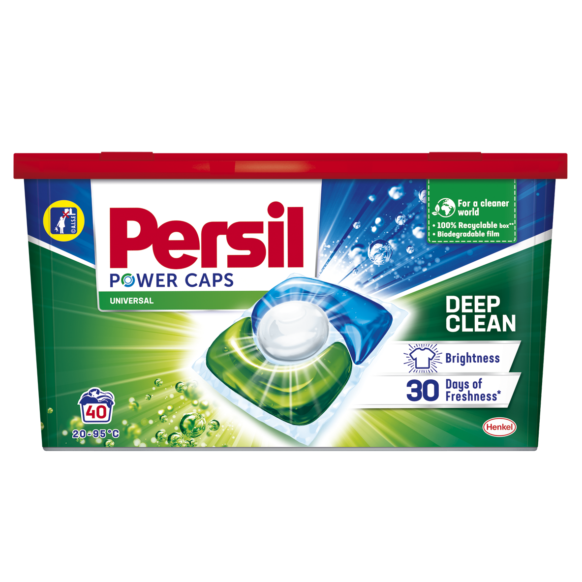 Капсули для прання Persil Power Caps Універсальні, 40 шт. - фото 1