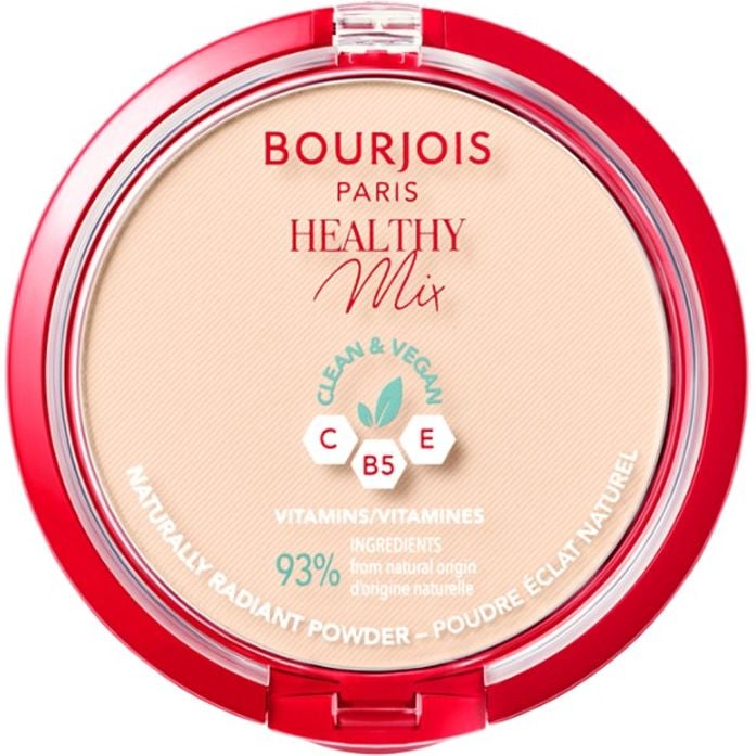 Компактна пудра Bourjois Healthy Mix, відтінок 001 (Ivory), 10 г - фото 1