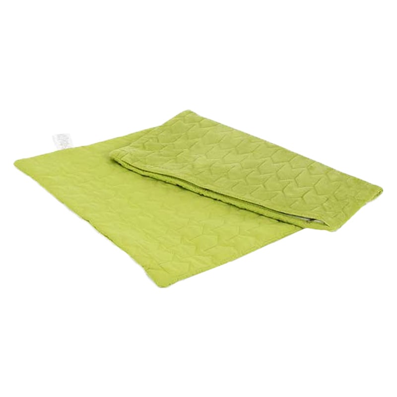 Чохол на подушку Руно Green Banana на блискавці, стьобаний мікрофайбер+велюр, 50х70 см, зелений (382.55_Green banana) - фото 3