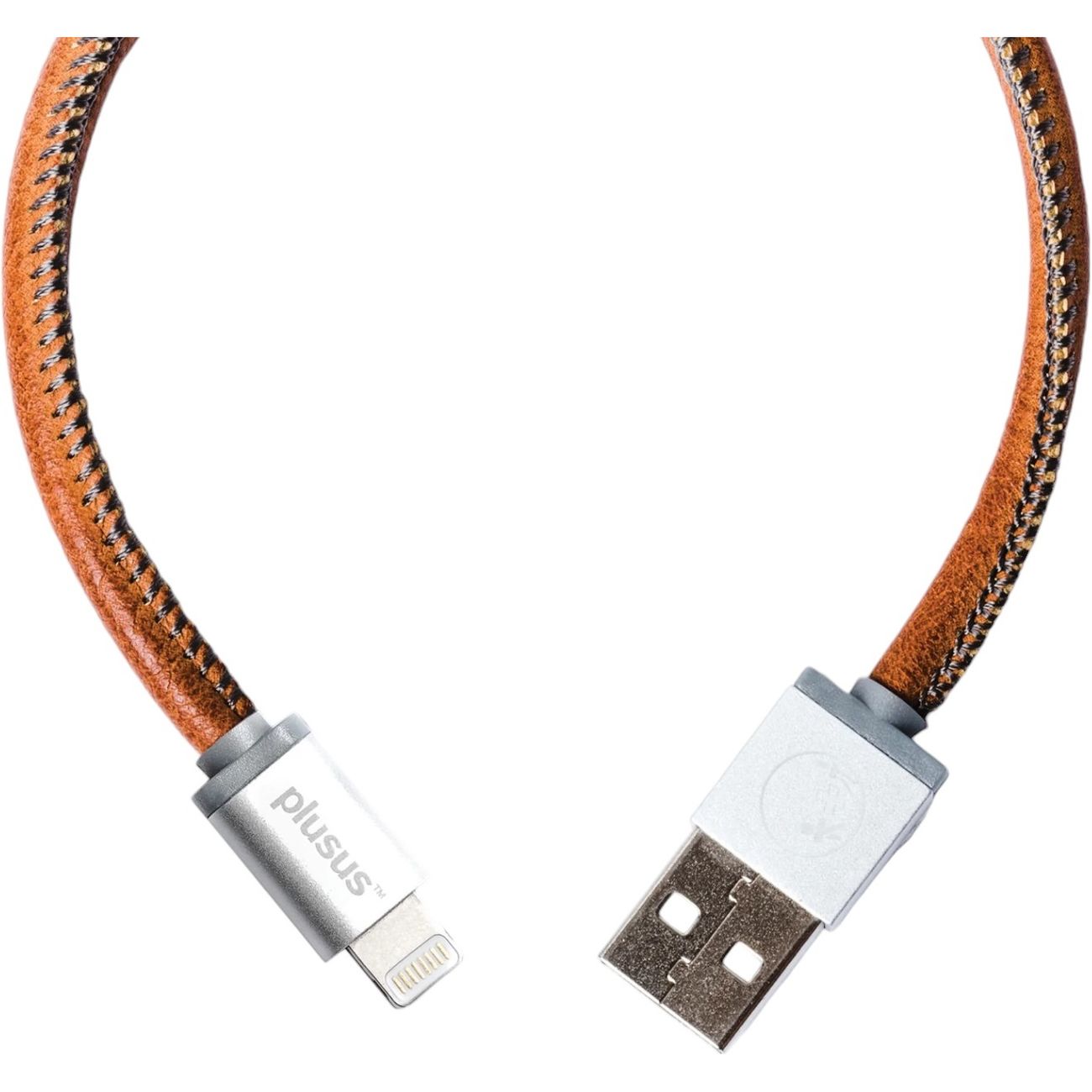 Кабель USB-A to Lightning Plusus Lifestar Handcrafted Vintage Tan 0.25 м - фото 2