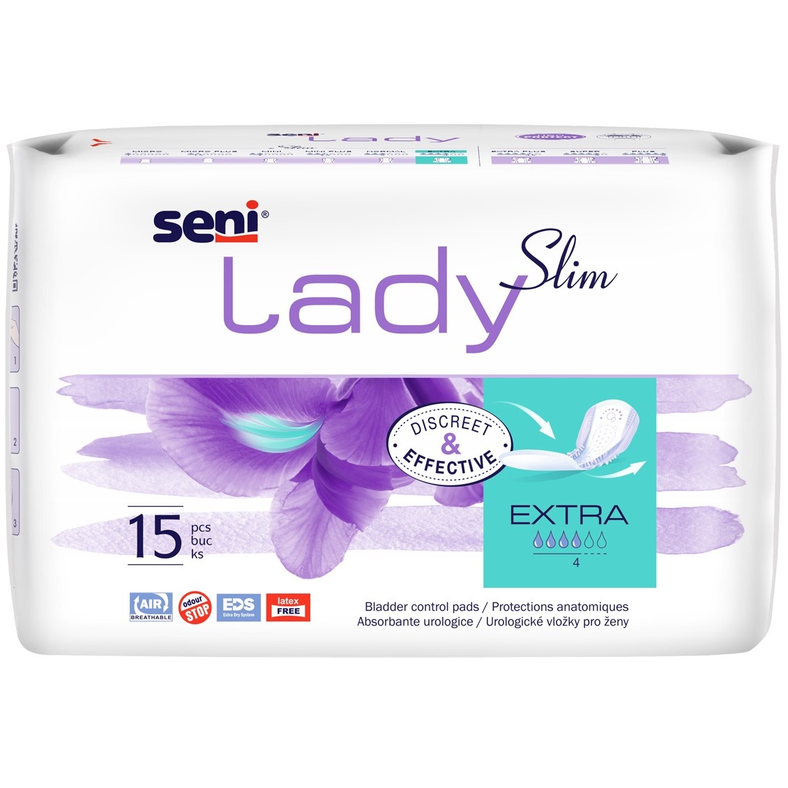 Прокладки урологические Seni Lady Slim Extra 15 шт. - фото 1