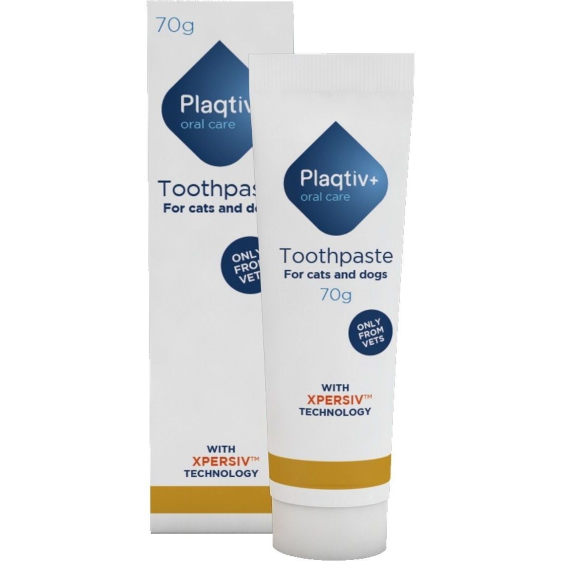 Зубна паста Plaqtiv+ Toothpaste для собак та котів 70 г - фото 1