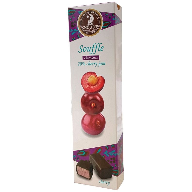 Цукерки Shoud'e Souffle Cherry шоколадні, 90 г (929738) - фото 2