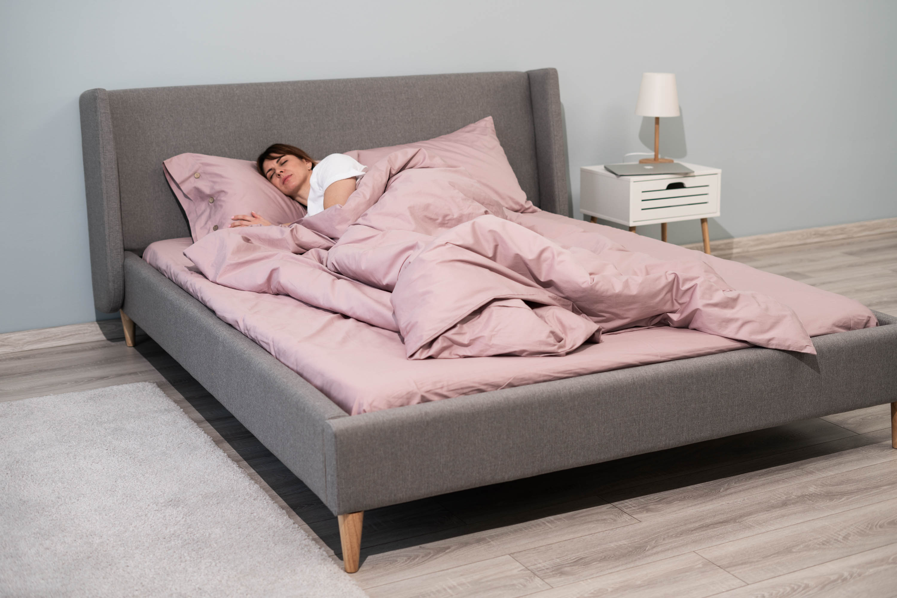 Комплект постельного белья Ardesto Mix&Match сатин двуспальный евро светло-розовый (ART2022SP) - фото 19