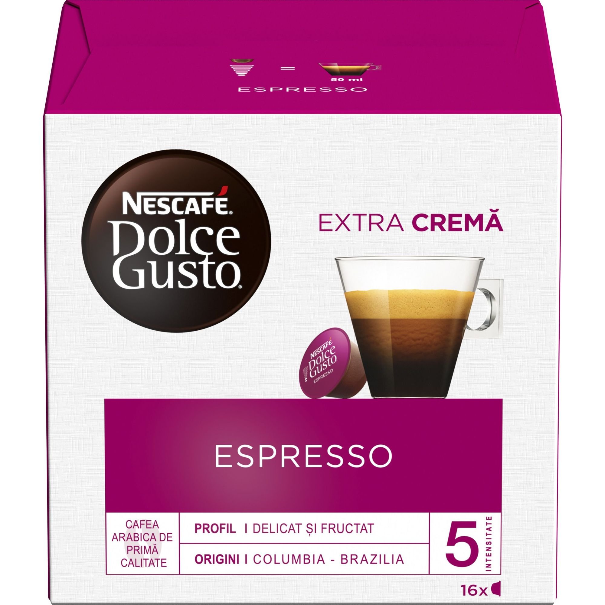 Кава в капсулах Nescafe Dolce Gusto Espresso, 16 капсул х 6 г (441996) - фото 1