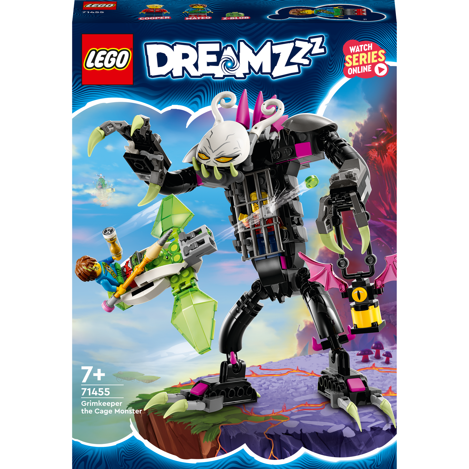 Конструктор LEGO DREAMZzz Грімкіпер - монстр з кліткою 274 деталі (71455) - фото 1