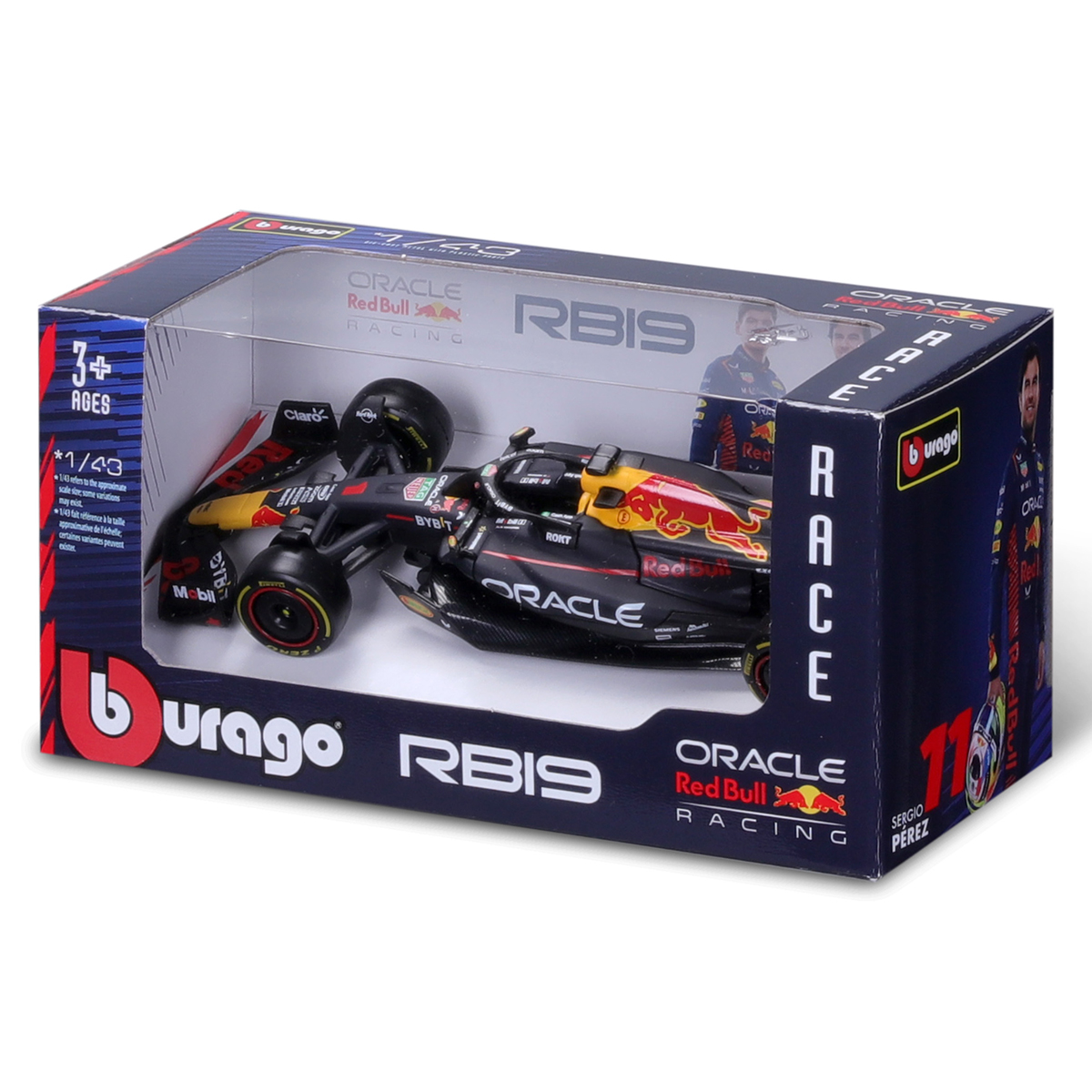 Автомодель Bburago Red Bull Racing RB19, 2023, 1:43 в асортименті (18-38082) - фото 8