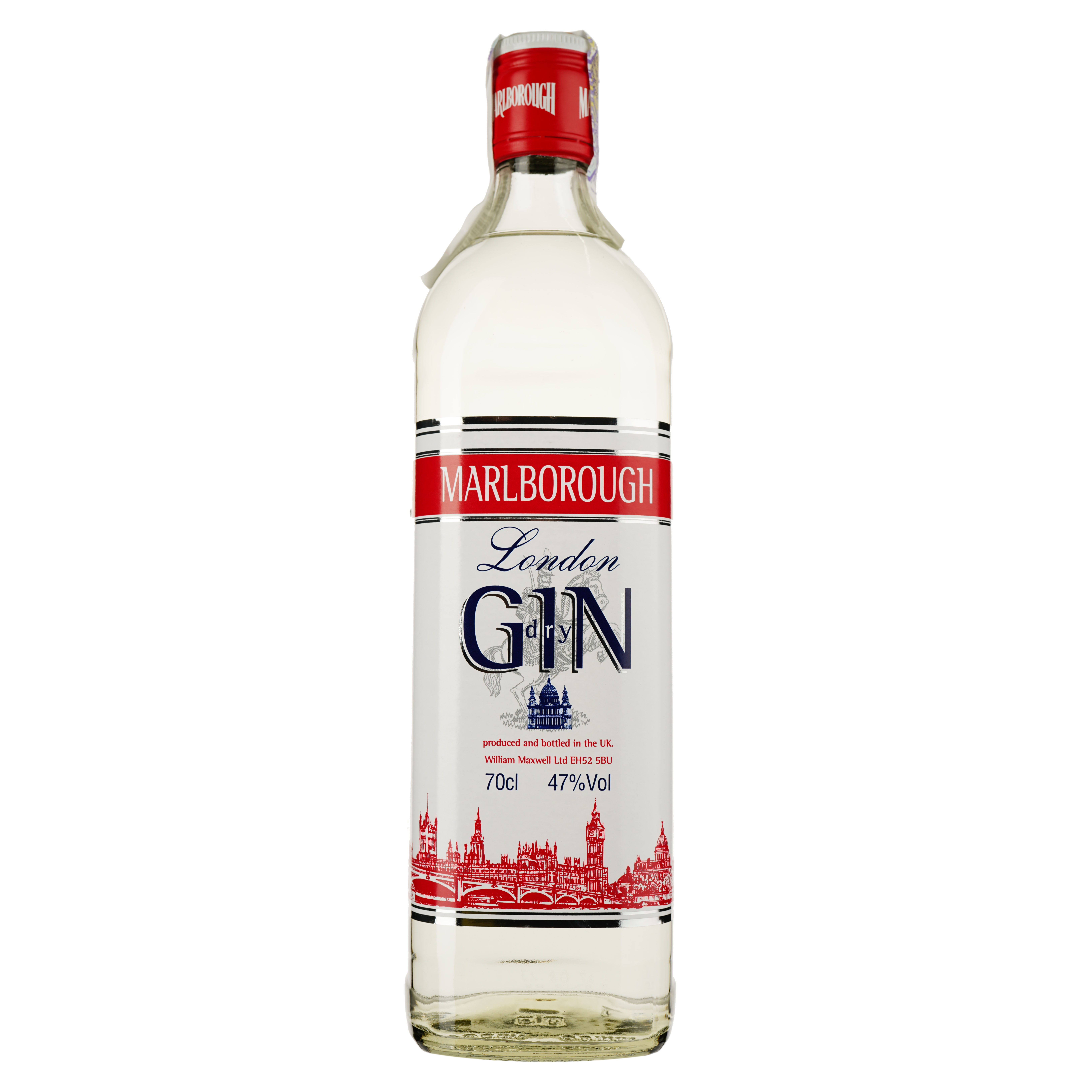 Джин Marlborough Gin, 47%, 0,7 л - фото 1