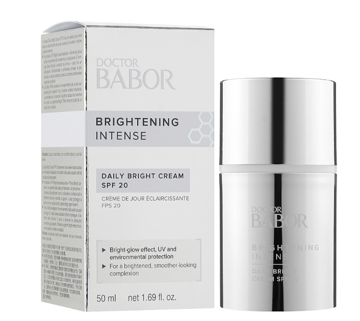 Освітлювальний крем для обличчя Doctor Babor Brightening Intense Daily Bright Cream SPF20 50 мл - фото 2