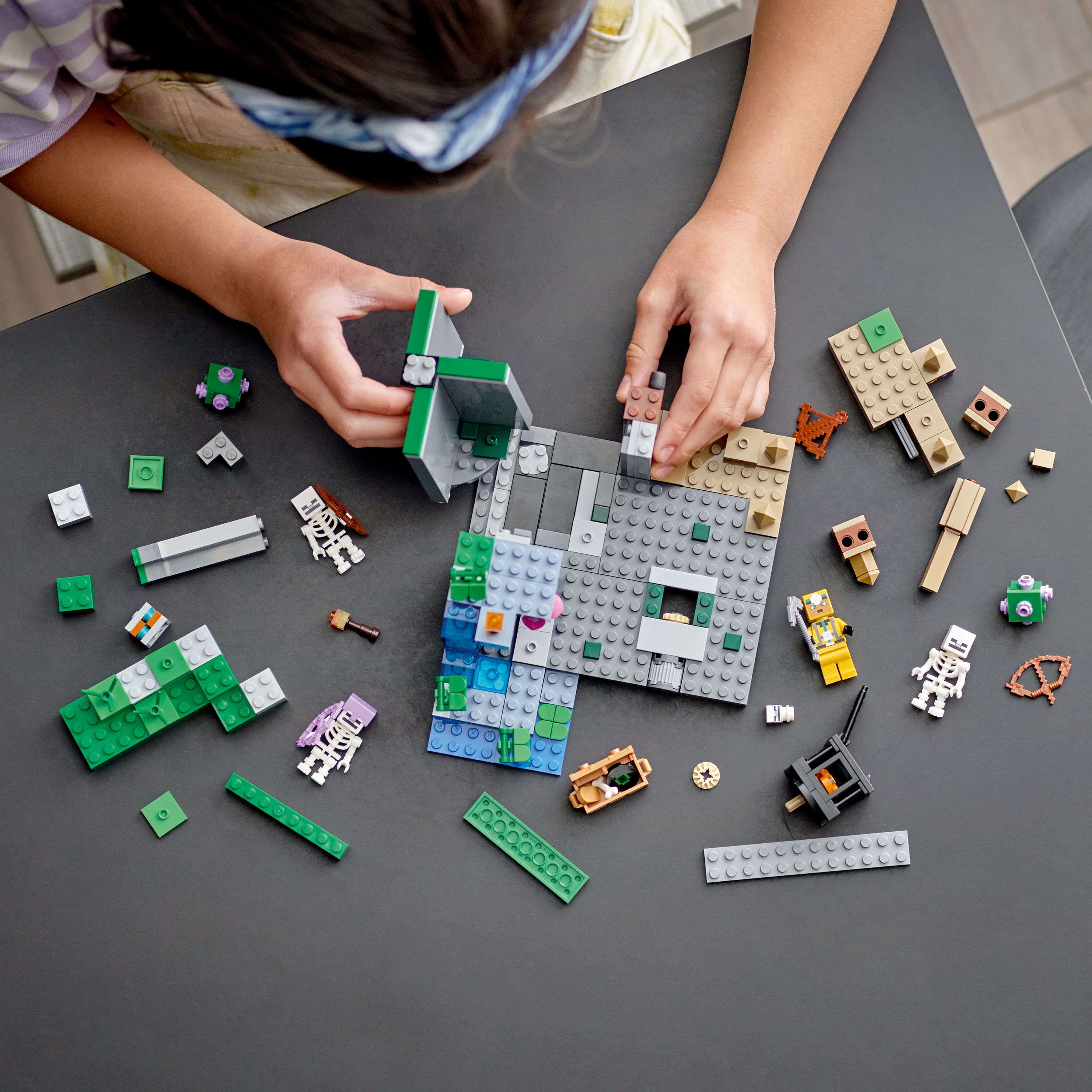 Конструктор LEGO Minecraft Підземелля скелетів, 364 деталі (21189) - фото 5