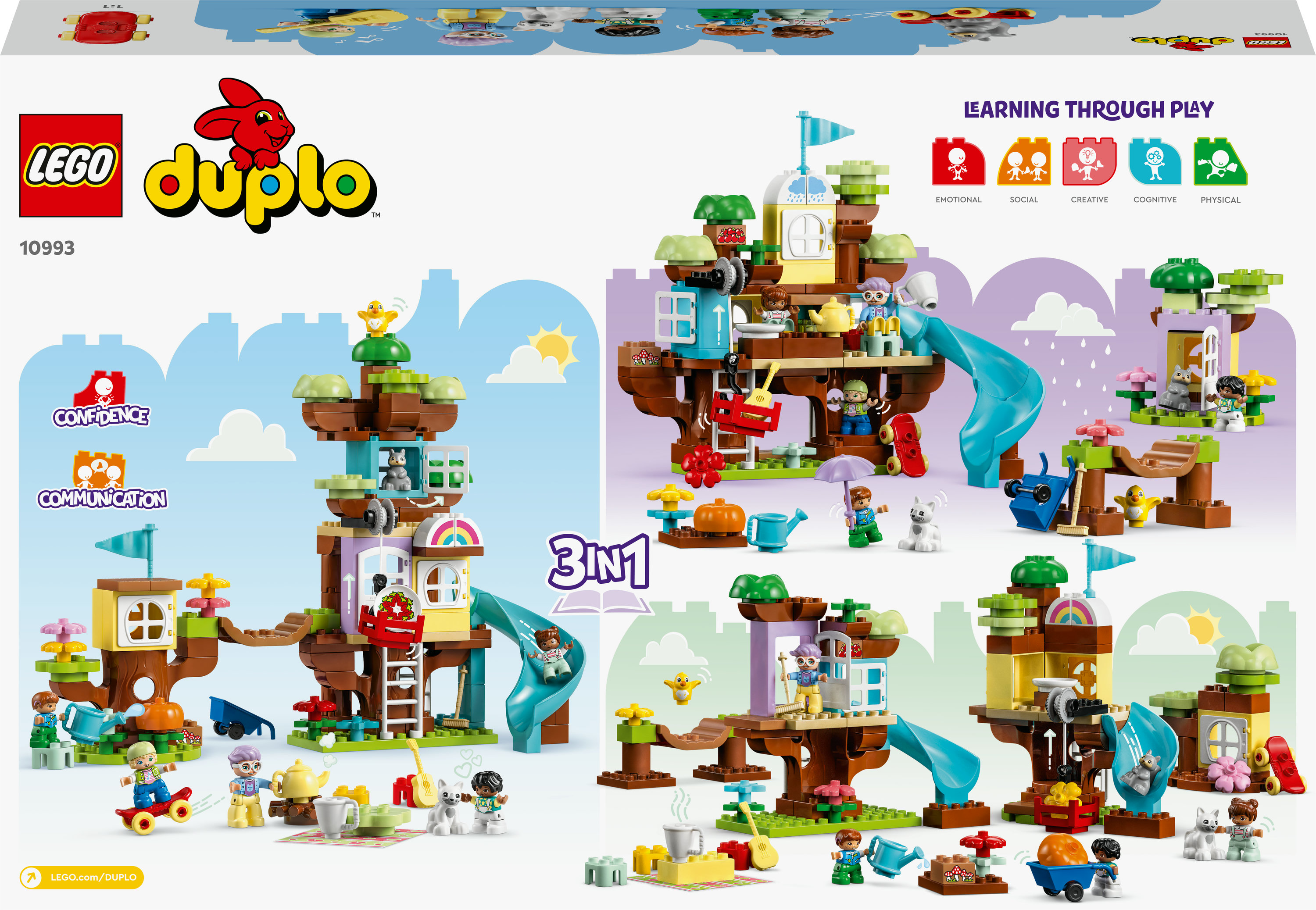 Конструктор LEGO DUPLO Town Будиночок на дереві 3 в 1, 136 деталей (10993) - фото 9