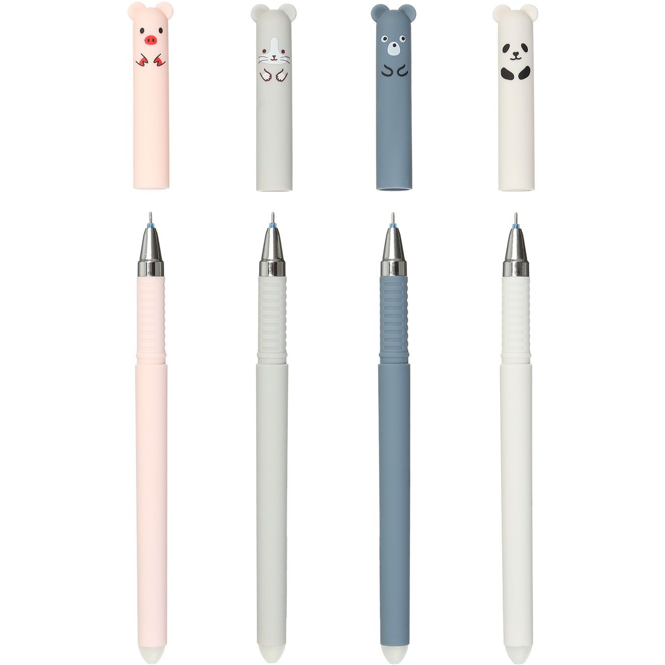 Ручка гелевая Пиши-стирай ZiBi Cute Kids Line 0.5 мм в ассортименте (ZB.2217-99) - фото 2