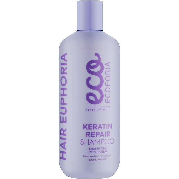 Шампунь для волосся Ecoforia Hair Euphoria Keratin Repair Shampoo 400 мл - фото 1