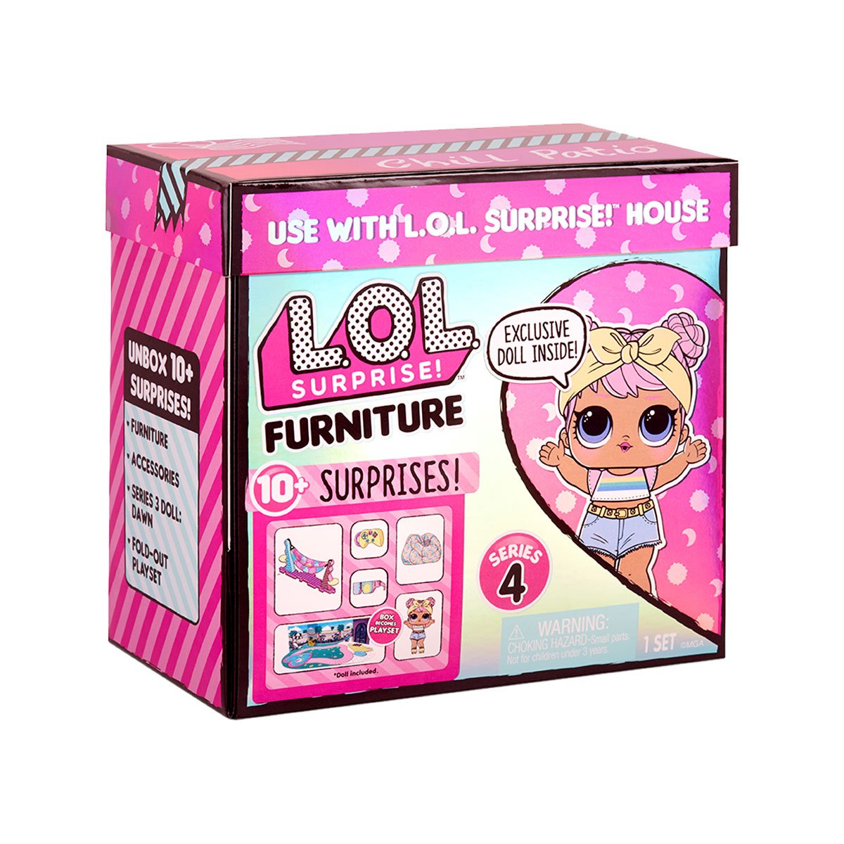 Ігровий набір з лялькою L.O.L. Surprise Furniture Леді-Релакс, з аксесуарами (572633) - фото 8