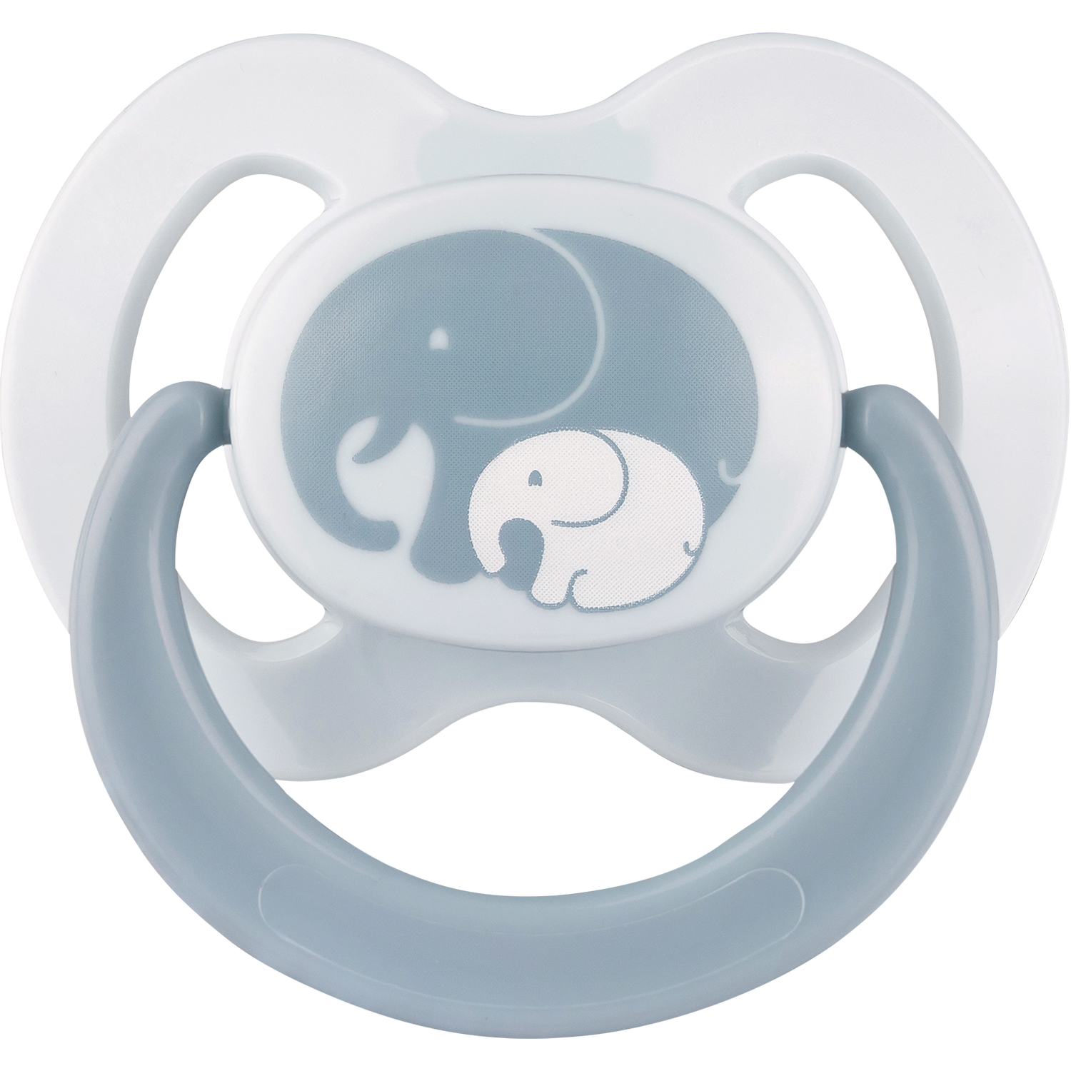 Пустышка плоская Baby-Nova с рисунком и кольцом силикон 2 шт. (3962314) - фото 2
