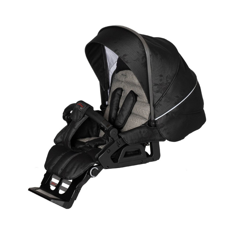 Универсальная коляска Hartan 2 в 1 Xperia GTS Black Check, темно-серый (2304123618) - фото 3