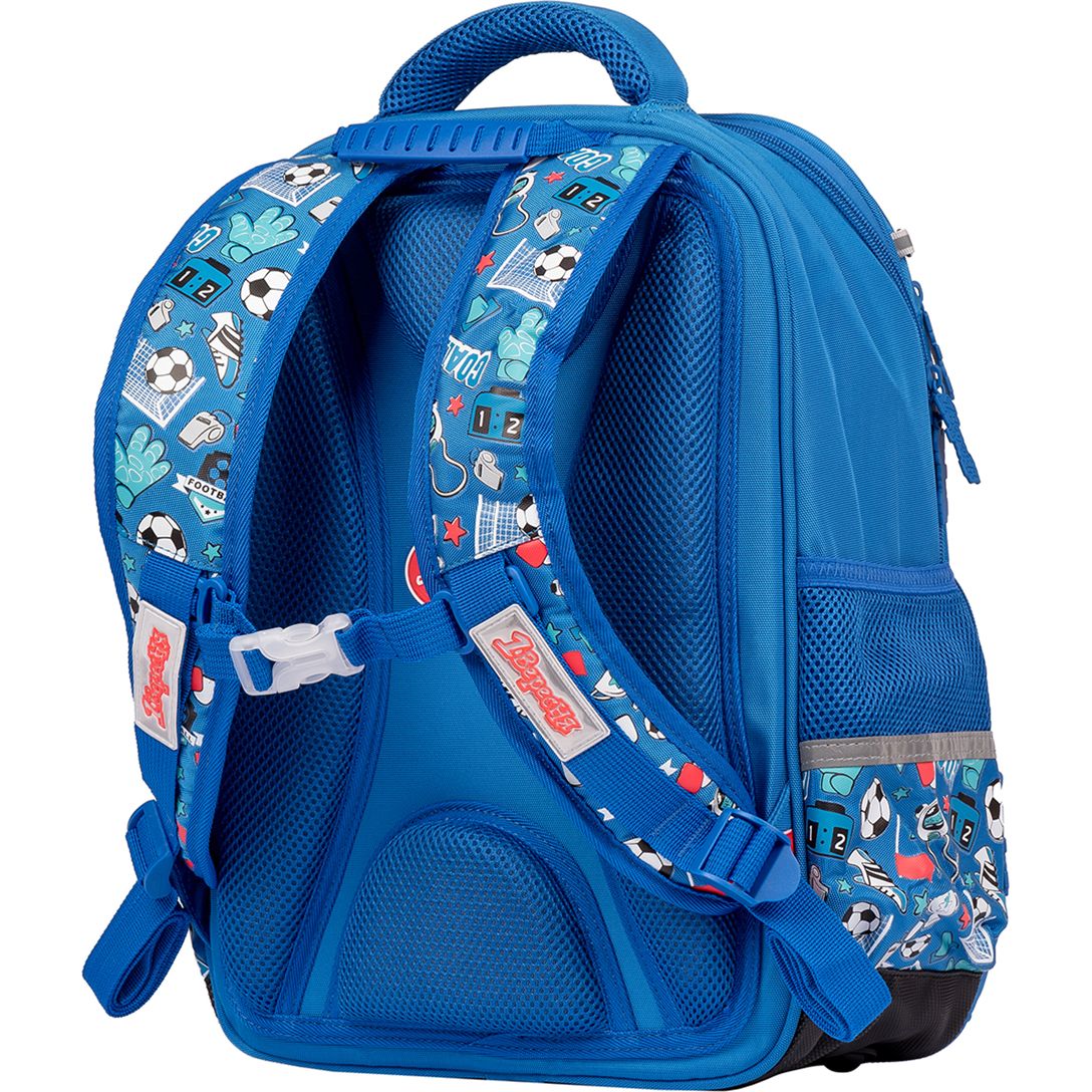Рюкзак шкільний 1 Вересня S-105 Football, синий (558307) - фото 3