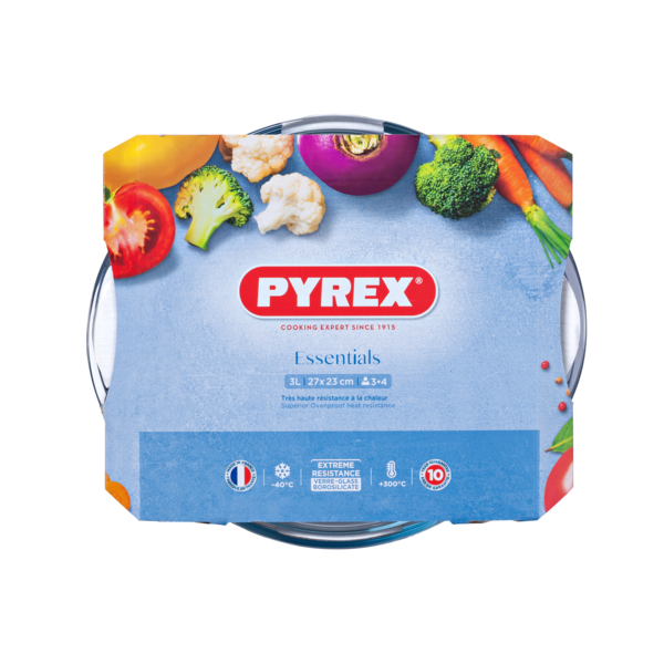 Каструля Pyrex Essentials, з кришкою, боросилікатне скло, 3 л (208A000/7643) - фото 2