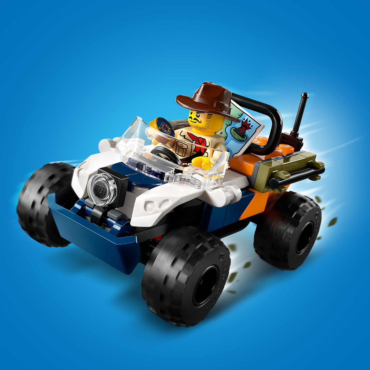 Конструктор LEGO City Квадроцикл для дослідження джунглів Місія Червоної панди 92 деталі (60424) - фото 10