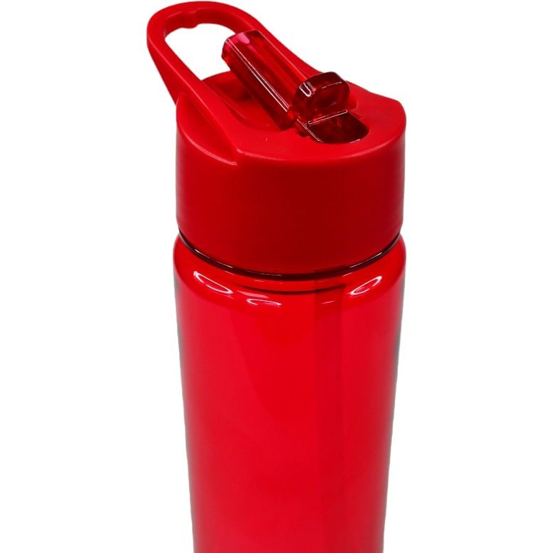 Пляшка для води Line Art Glassy 660 мл червона (20224LA-02) - фото 4