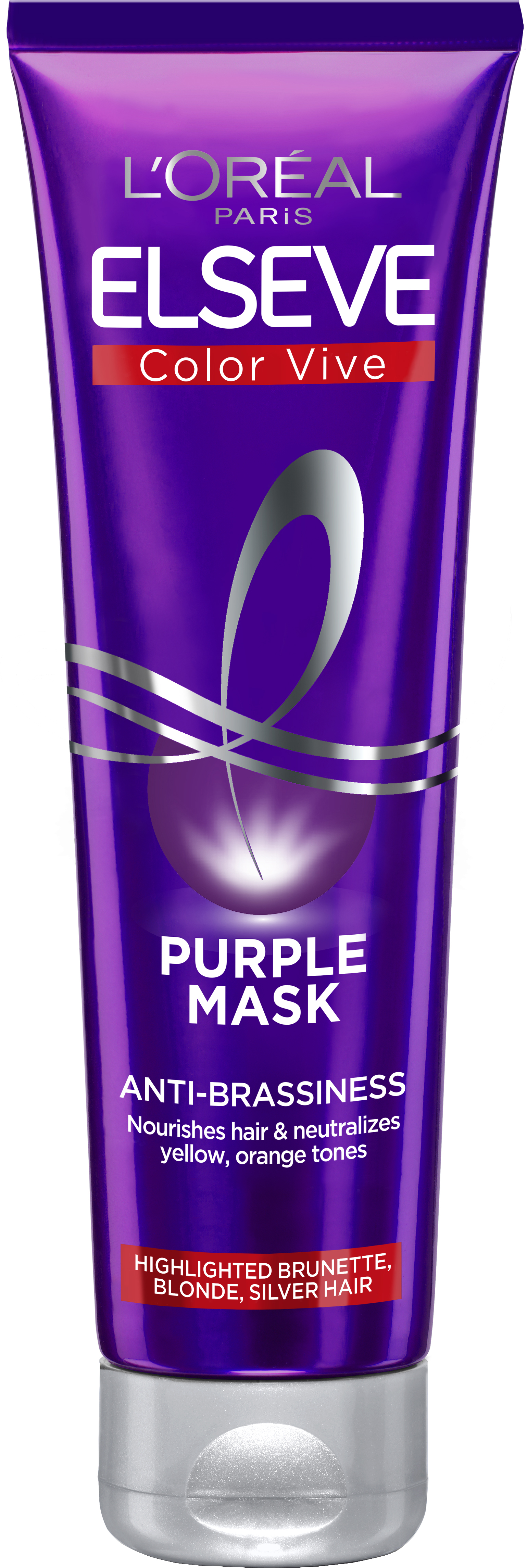 Тонуюча маска L'Oreal Paris Elseve Color Vive Purple для освітленого та мелірованого волосся, 150 мл - фото 1