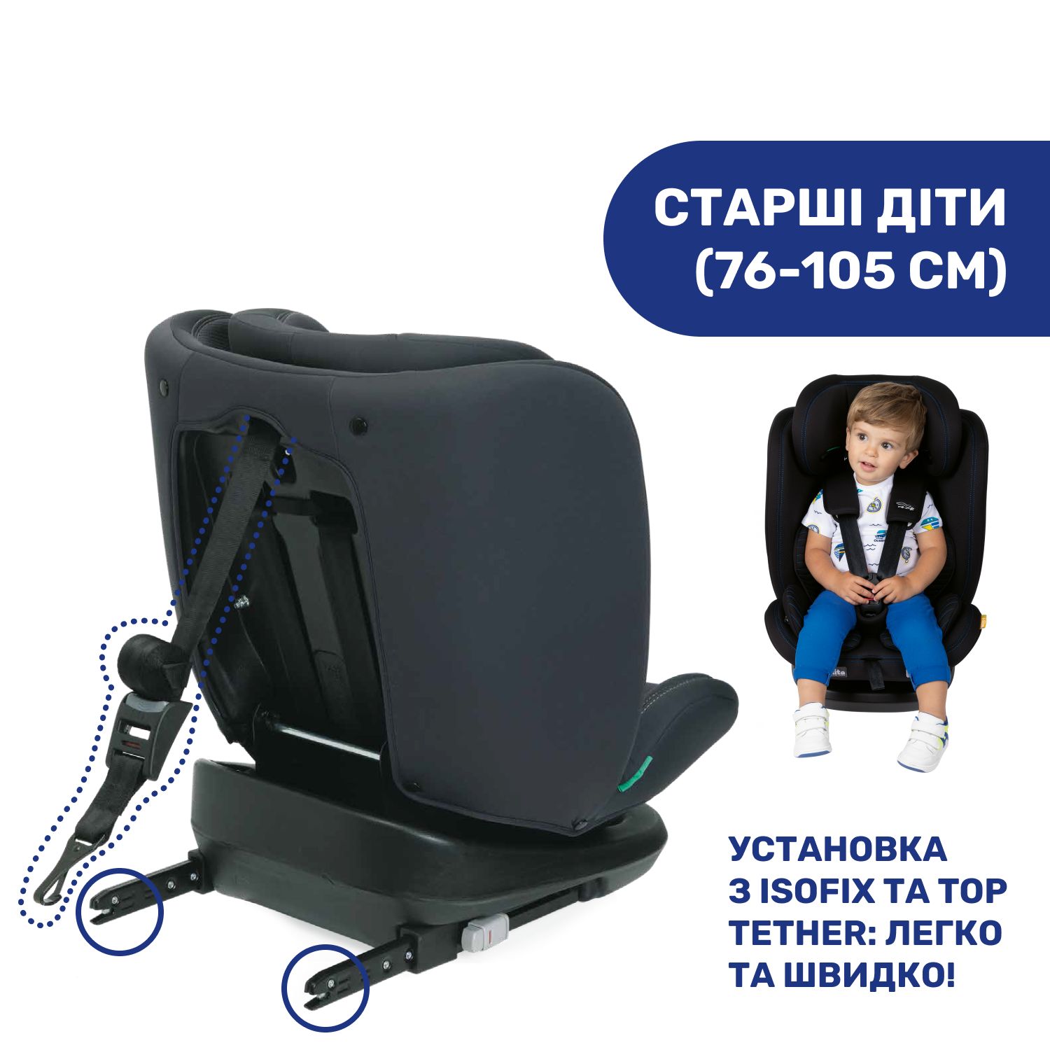 Автокрісло Chicco Mokita Air i-Size сіре (87034.21) - фото 3