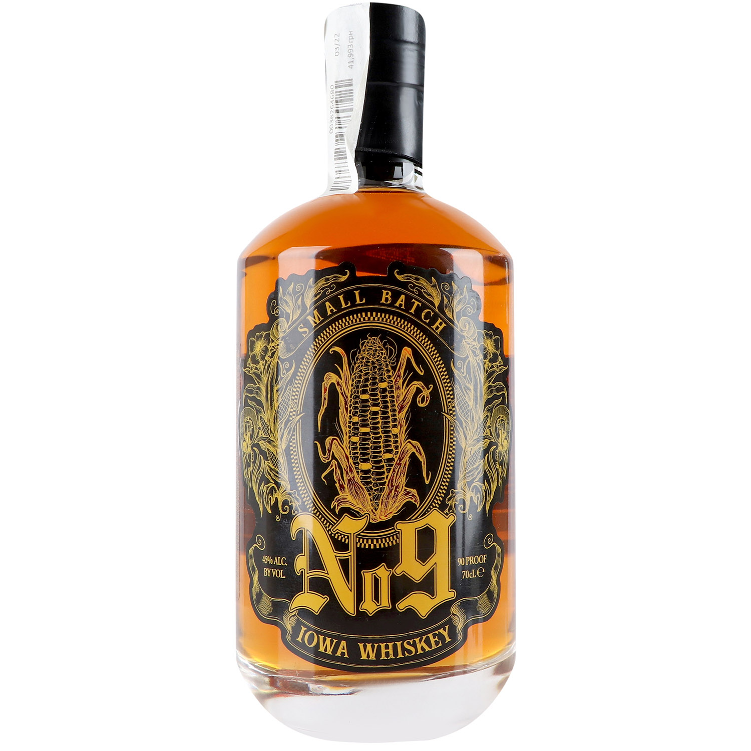 Виски Slipknot №9 Iowa Whiskey 45% 0.7 л - фото 1