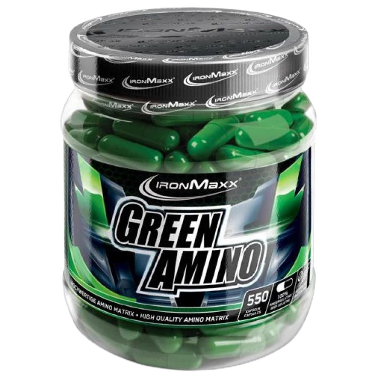 Аминокислотный комплекс IronMaxx Green Amino 300 капсул - фото 1