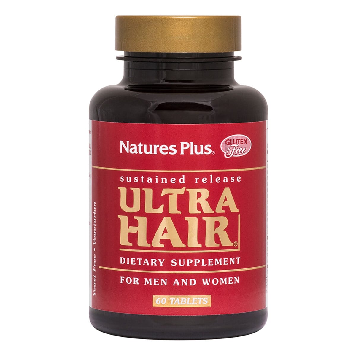 Комплекс для роста и оздоровления волос Nature's Plus Ultra Hair Sustained Release 60 таблеток - фото 1