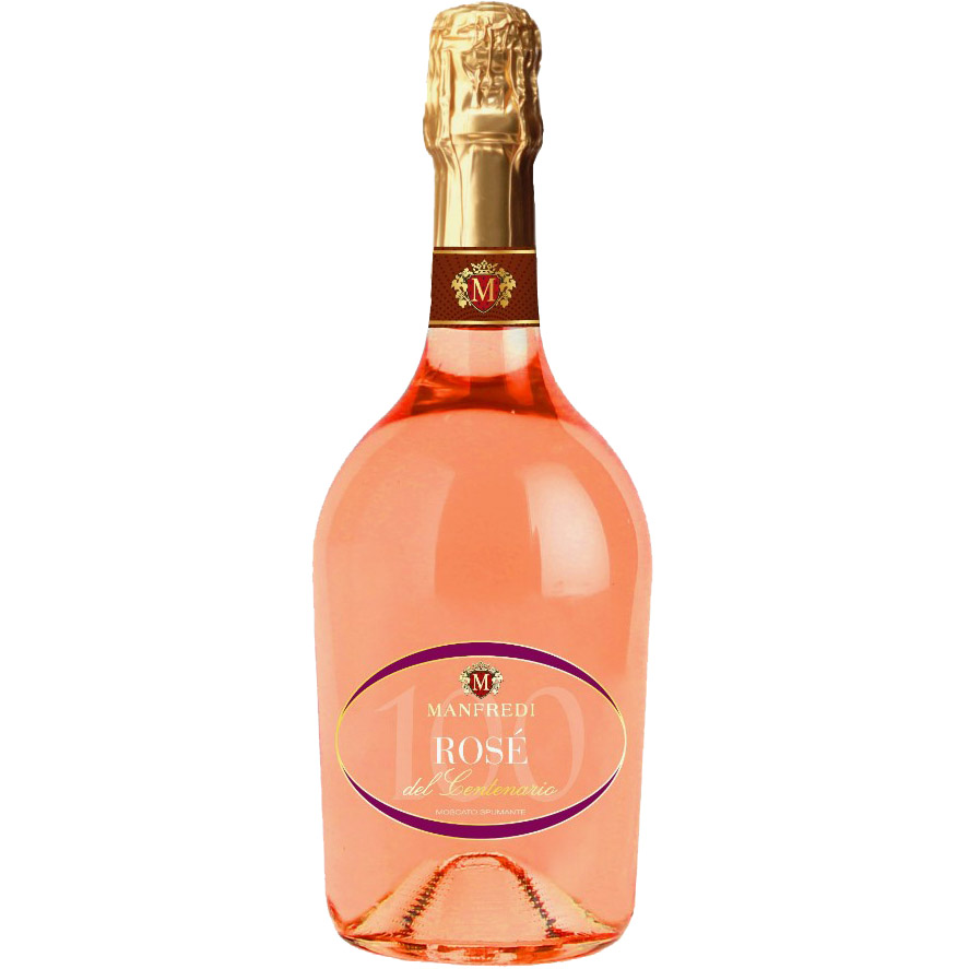 Вино ігристе Manfredi Rose Moscato Spumante рожеве солодке 0.75 л - фото 1
