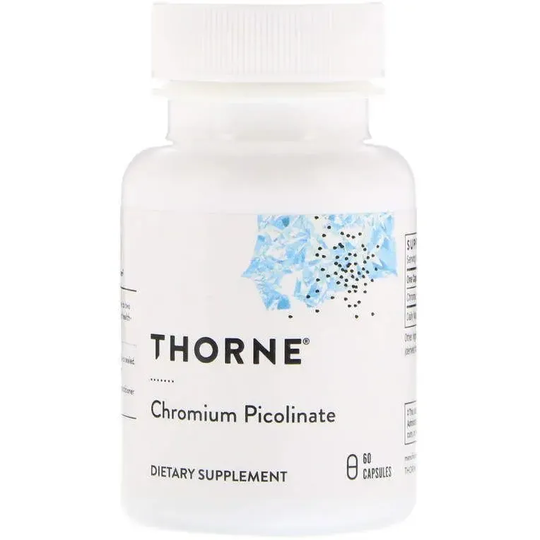 Хром пиколинат Thorne Research Chromium Picolinate 60 капсул - фото 1